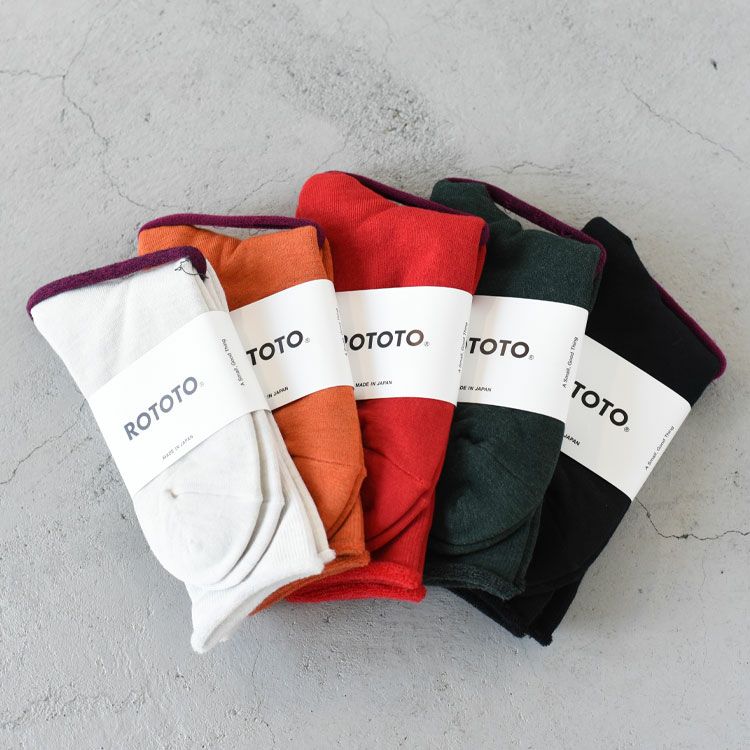 ROTOTO(ロトト)/CITYSOCKSシティソックス【2022秋冬】【ネコポス2点まで可能】