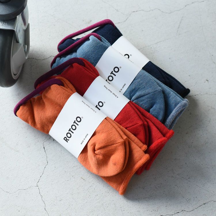 ROTOTO(ロトト)/CITYSOCKSシティソックス【2022秋冬】【ネコポス2点まで可能】