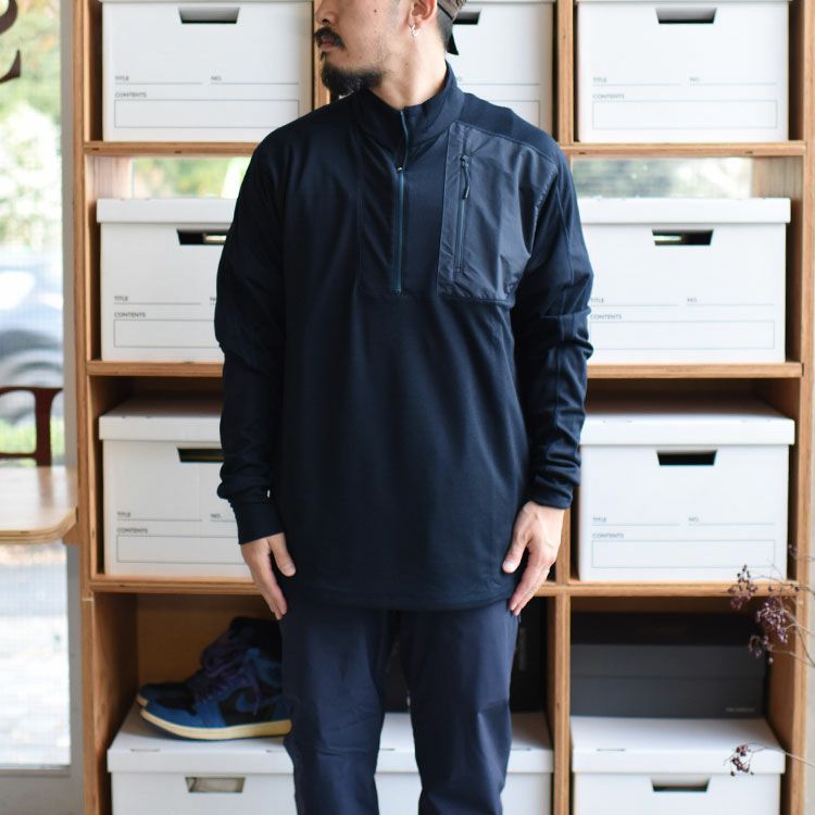 DAIWA LIFE STYLE(ダイワライフスタイル)/BASE LAYER HALFZIP SHIRTS ベースレイヤーハーフジップシャツ