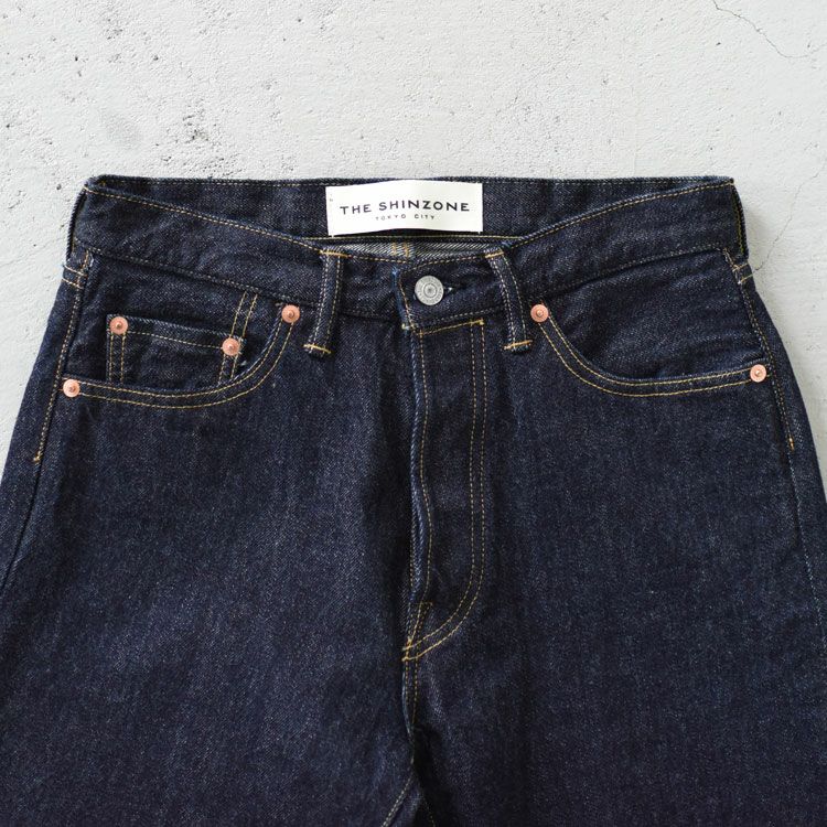 【予約商品】【3～4月入荷予定】THE SHINZONE(ザ シンゾーン)/ORDINARY JEANS(DARK BLUE)　オーディナリージーンズ【履き比べ可能】