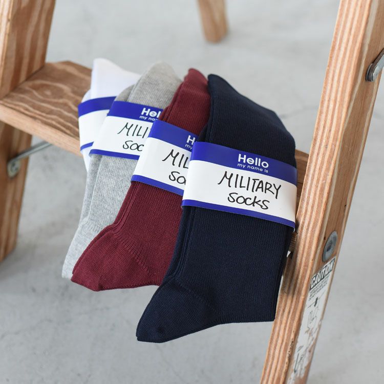 THE SHINZONE(ザ シンゾーン)/MILITARY SOCKS ミリタリーソックス【ネコポス2点まで可能】