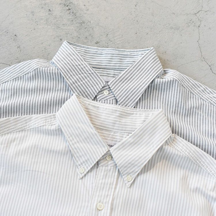 SALE 20％OFF】Button Down Stripe Wind Shirt ボタンダウンストライプ