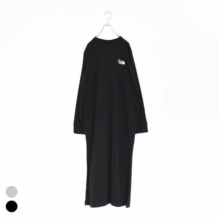 THE NORTH FACE(ザ・ノースフェイス)/L/S Flower Logo Onepiece ロングスリーブフラワーロゴワンピース（レディース）