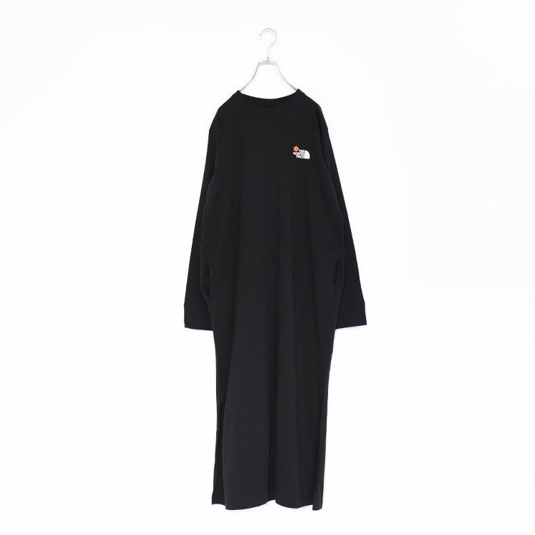 THE NORTH FACE(ザ・ノースフェイス)/L/S Flower Logo Onepiece ロングスリーブフラワーロゴワンピース（レディース）