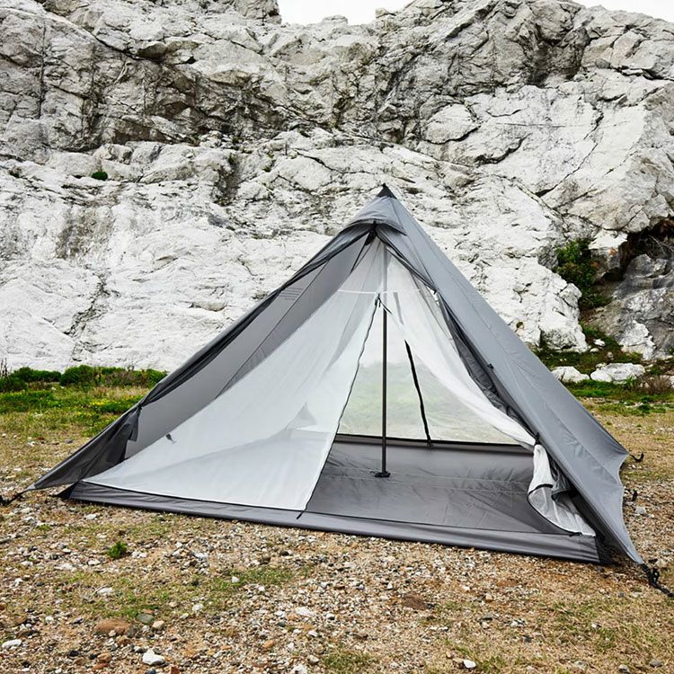 【予約商品】【3月末～4月入荷予定】and wander(アンドワンダー)/muraco × and wander HERON 1POLE TENT SHELTER SET