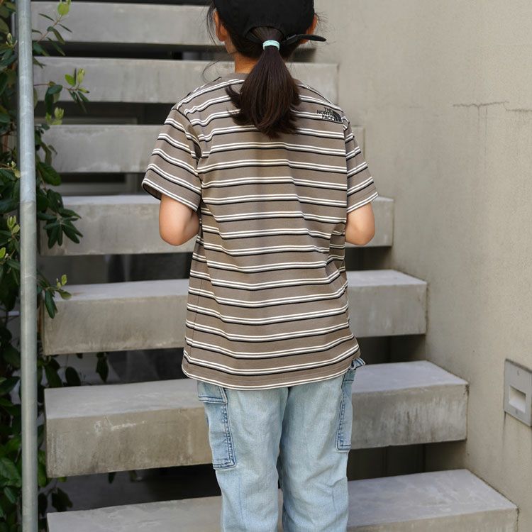 THE NORTH FACE(ザ・ノースフェイス)/S/S Border Tee ショートスリーブボーダーティー（キッズ）【ネコポス1点まで可能】