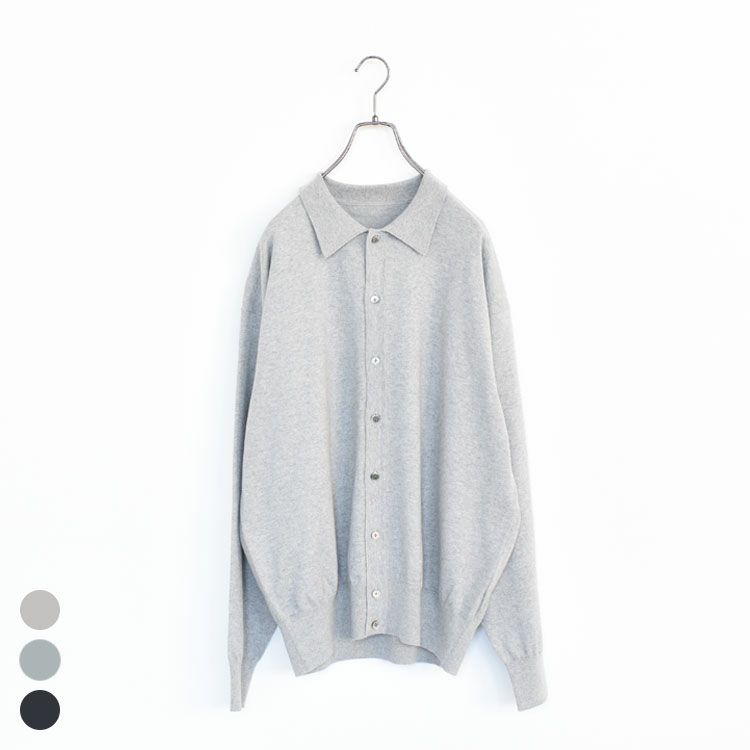 Knit Shirts L/S ニットシャツロングスリーブ/crepuscule(クレプスキュール) | BINGOYA