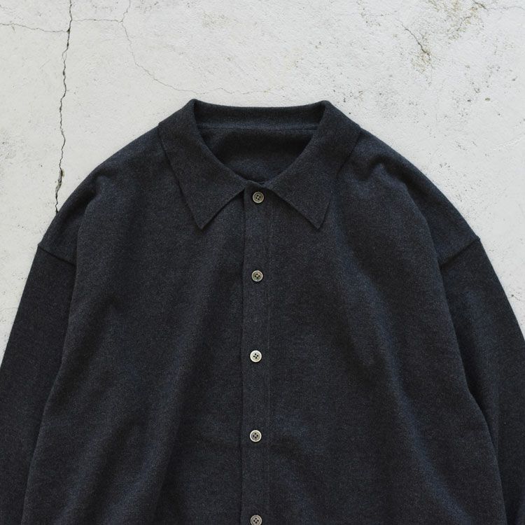 crepuscule(クレプスキュール)/Knit Shirts L/S ニットシャツロングスリーブ