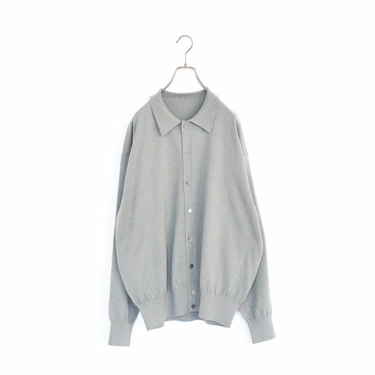 Knit Shirts L/S ニットシャツロングスリーブ/crepuscule