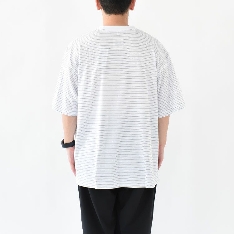 nanamica(ナナミカ)/OOAL KODENSHI Stripe H/S Tee ストライプハーフスリーブTシャツ