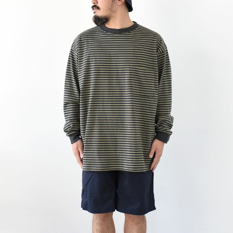 marka(マーカ)/ORGANIC COTTON KNIT BORDER TEE L/S オーガニックコットンニットボーダーTシャツロングスリーブ