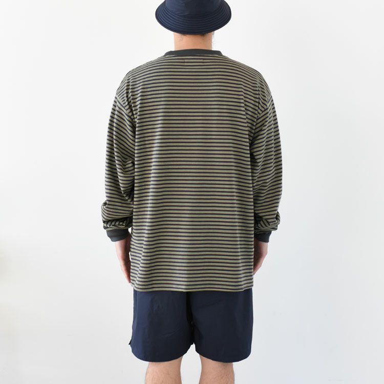 marka(マーカ)/ORGANIC COTTON KNIT BORDER TEE L/S オーガニックコットンニットボーダーTシャツロングスリーブ