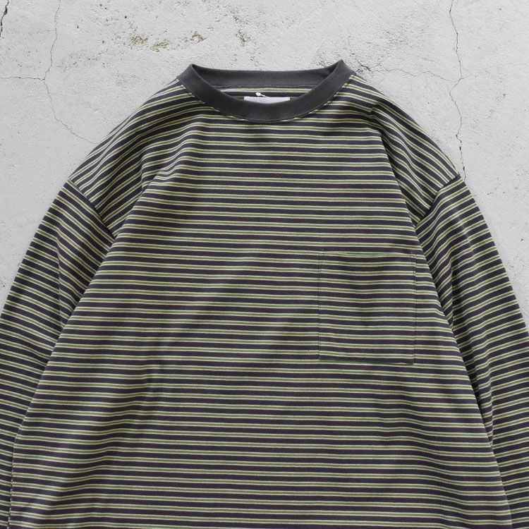 marka(マーカ)/ORGANIC COTTON KNIT BORDER TEE L/S オーガニックコットンニットボーダーTシャツロングスリーブ