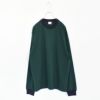 Healthknit(ヘルスニット)/ナローボーダー　クルーネック長袖Tシャツ