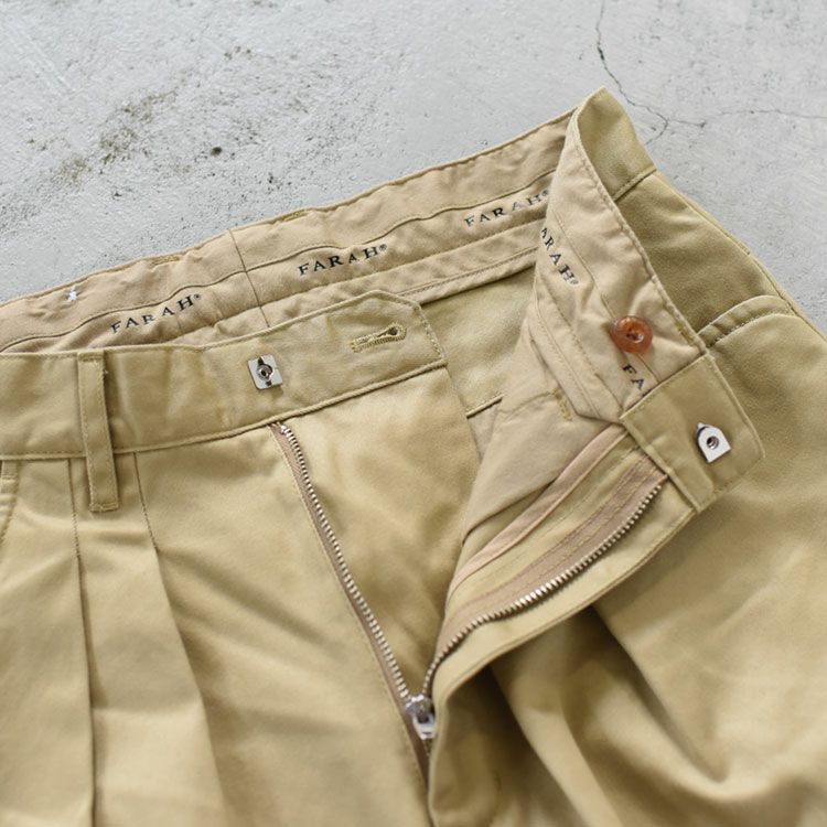 FARAH(ファーラー)/TWO-TUCK SHORTS ツータックショーツ