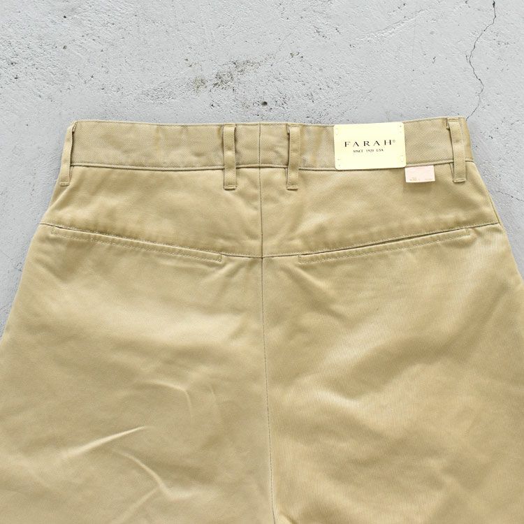 FARAH(ファーラー)/TWO-TUCK SHORTS ツータックショーツ