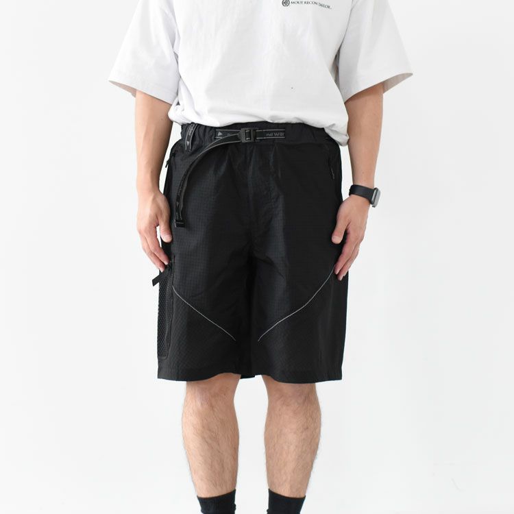 and wander(アンドワンダー)/breath rip short pants ブレスリップショートパンツ