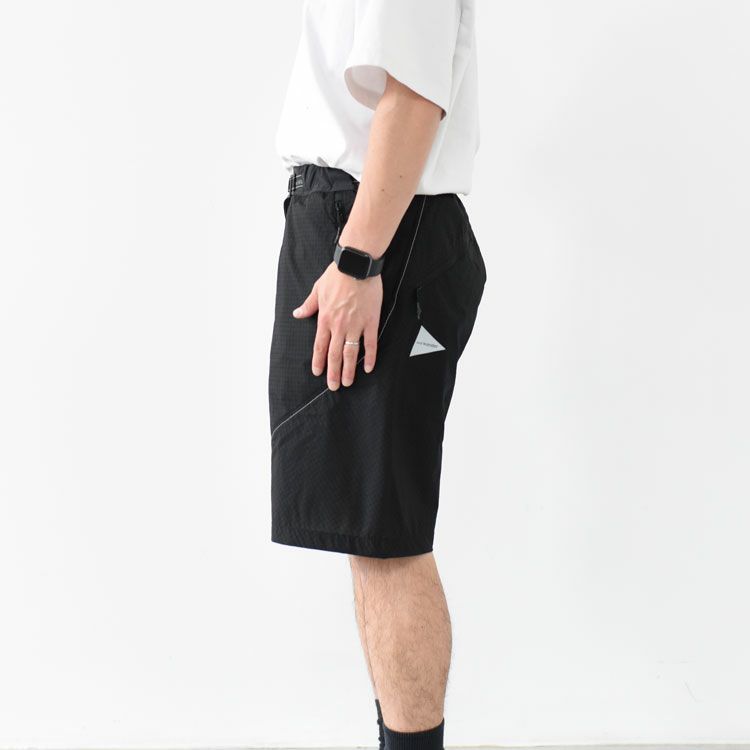 and wander(アンドワンダー)/breath rip short pants ブレスリップショートパンツ