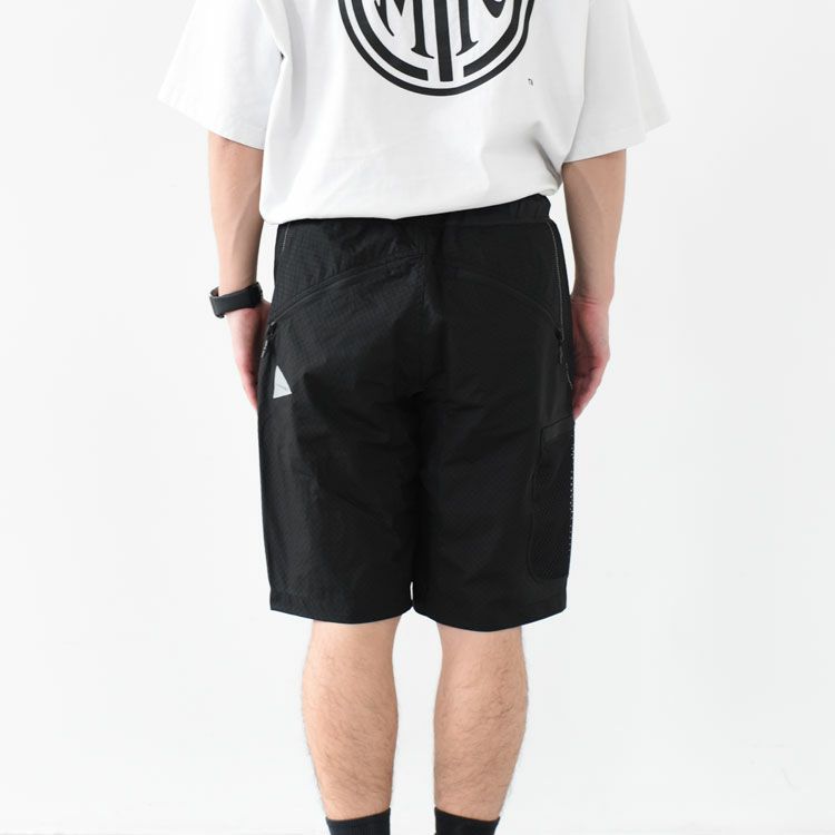 and wander(アンドワンダー)/breath rip short pants ブレスリップショートパンツ