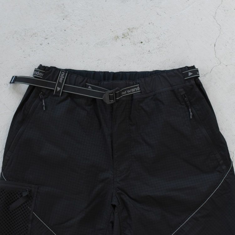 and wander(アンドワンダー)/breath rip short pants ブレスリップショートパンツ