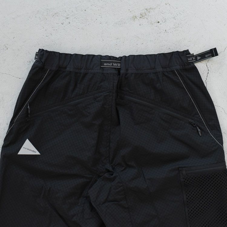 and wander(アンドワンダー)/breath rip short pants ブレスリップショートパンツ