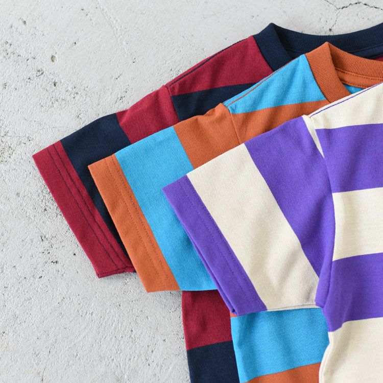 S/S FIELD BORDER TEE ショートスリーブフィールドボーダーティー（キッズ）