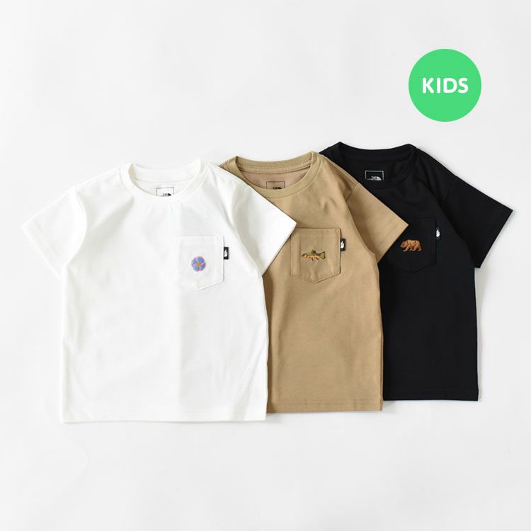 THE NORTH FACE(ザ・ノースフェイス)/S/S Pocket Tee ショートスリーブポケットティー（キッズ）【ネコポス2点まで可能】