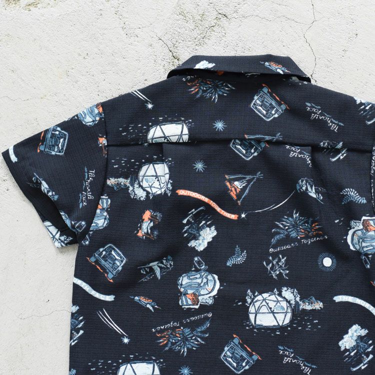 THE NORTH FACE(ザ・ノースフェイス)/S/S Aloha Vent Shirt ショートスリーブアロハベントシャツ（キッズ）【ネコポス1点まで可能】