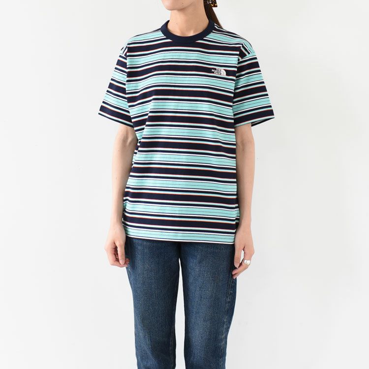 THE NORTH FACE(ザ・ノースフェイス)/S/S Multi Border Tee ショートスリーブマルチボーダーティー（レディース）