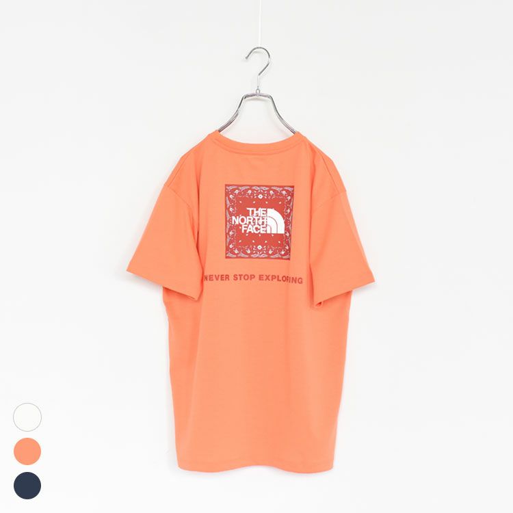 THE NORTH FACE(ザ・ノースフェイス)/S/S Bandana Square Logo Tee ショートスリーブバンダナスクエアロゴティー（レディース）