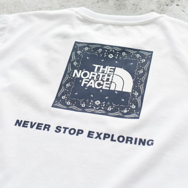 THE NORTH FACE(ザ・ノースフェイス)/S/S Bandana Square Logo Tee ショートスリーブバンダナスクエアロゴティー（レディース）