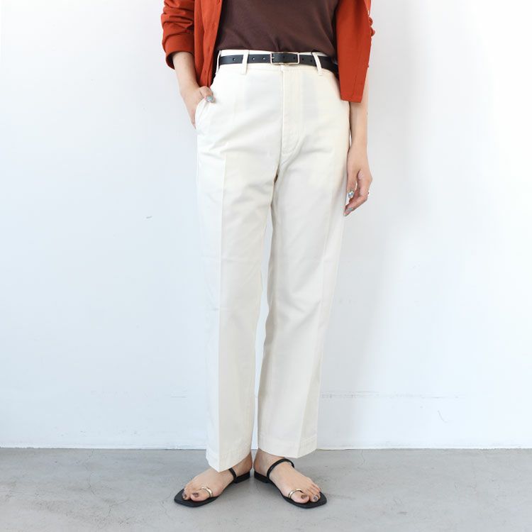 THE SHINZONE(シンゾーン)/WASHED HIGH WAIST CHINO ウォッシュドハイウエストチノ