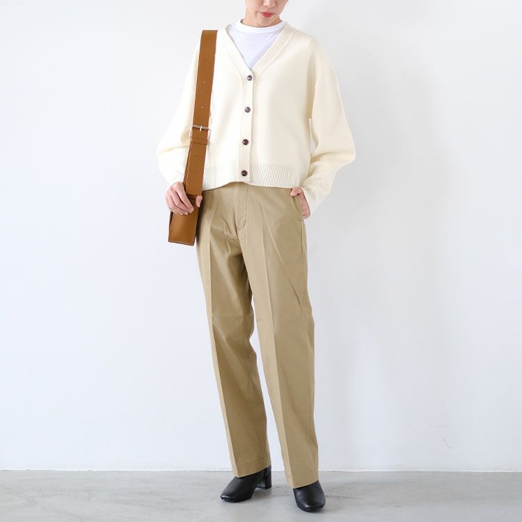 THE SHINZONE(シンゾーン)/WASHED HIGH WAIST CHINO ウォッシュドハイウエストチノ