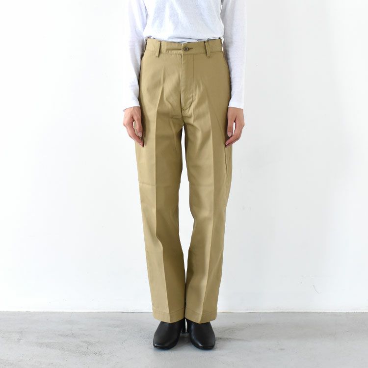 THE SHINZONE(シンゾーン)/WASHED HIGH WAIST CHINO ウォッシュドハイウエストチノ