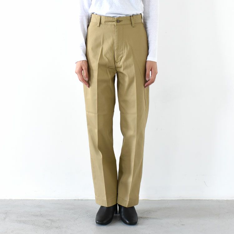 THE SHINZONE(シンゾーン)/WASHED HIGH WAIST CHINO ウォッシュドハイウエストチノ