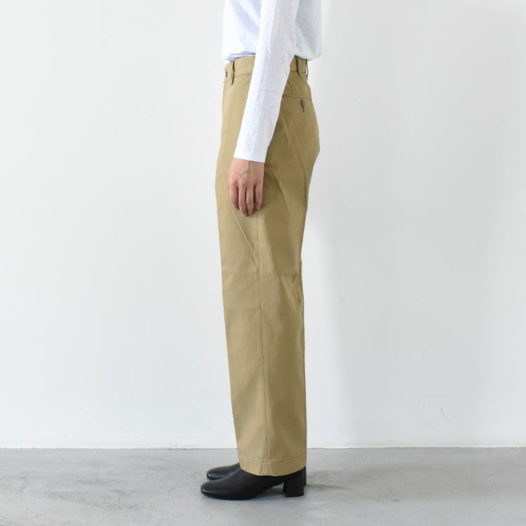 THE SHINZONE(シンゾーン)/WASHED HIGH WAIST CHINO ウォッシュドハイウエストチノ