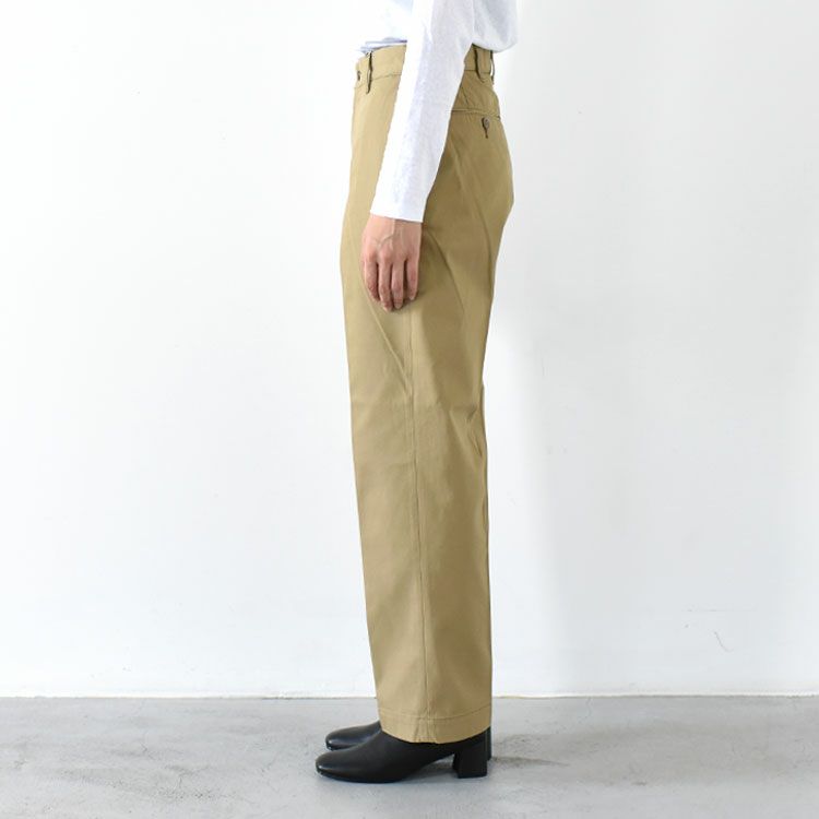 WASHED HIGH WAIST CHINO ウォッシュドハイウエストチノ/THE SHINZONE 