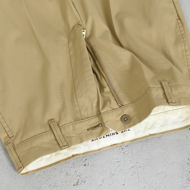 THE SHINZONE(シンゾーン)/WASHED HIGH WAIST CHINO ウォッシュドハイウエストチノ