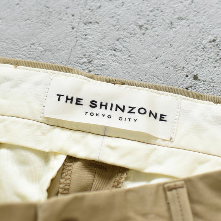 THE SHINZONE(シンゾーン)/WASHED HIGH WAIST CHINO ウォッシュドハイウエストチノ