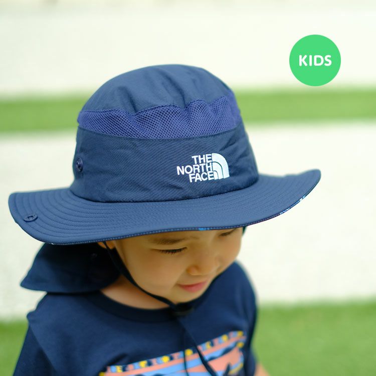 THE NORTH FACE(ザ・ノースフェイス)/Kids' Novelty Sunshield Hat ノベルティサンシールドハット（キッズ）【ネコポス1点まで可能】