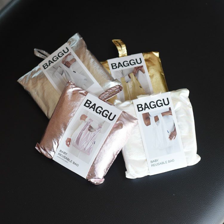 BAGGU(バグゥ)/BABY BAGGU メタリック ベビーバグゥ【ネコポス3点まで可能】