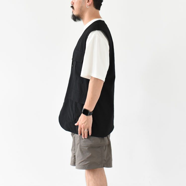 marka safari vest マーカ サファリベスト ブラック サイズ2 - トップス