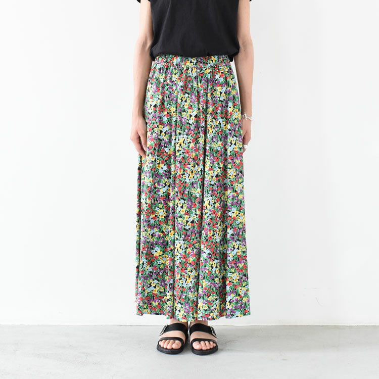 FLASHY FLOWER SKIRT フラッシーフラワースカート/THE SHINZONE