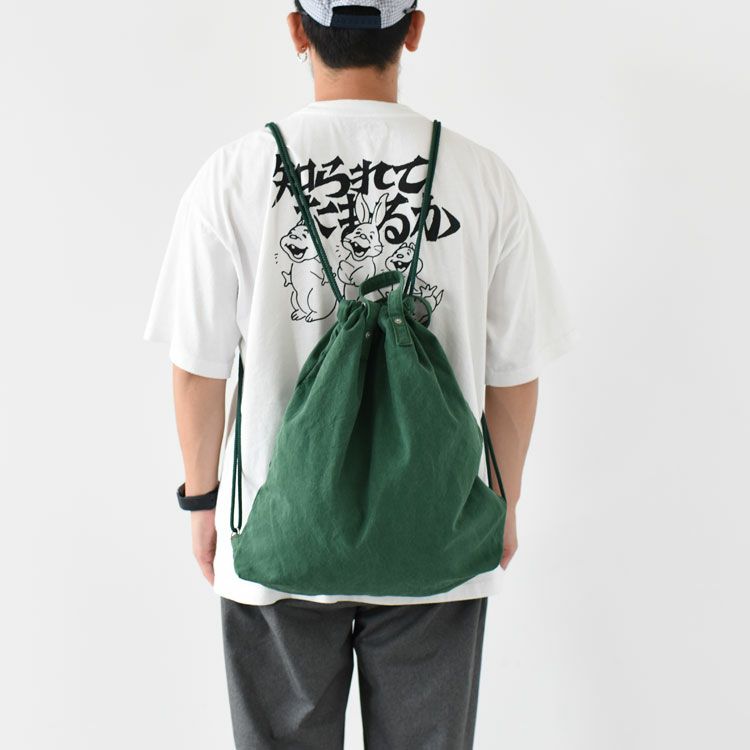 KNAPSACK COTTON CANVAS VINTAGE WASH ナップサック