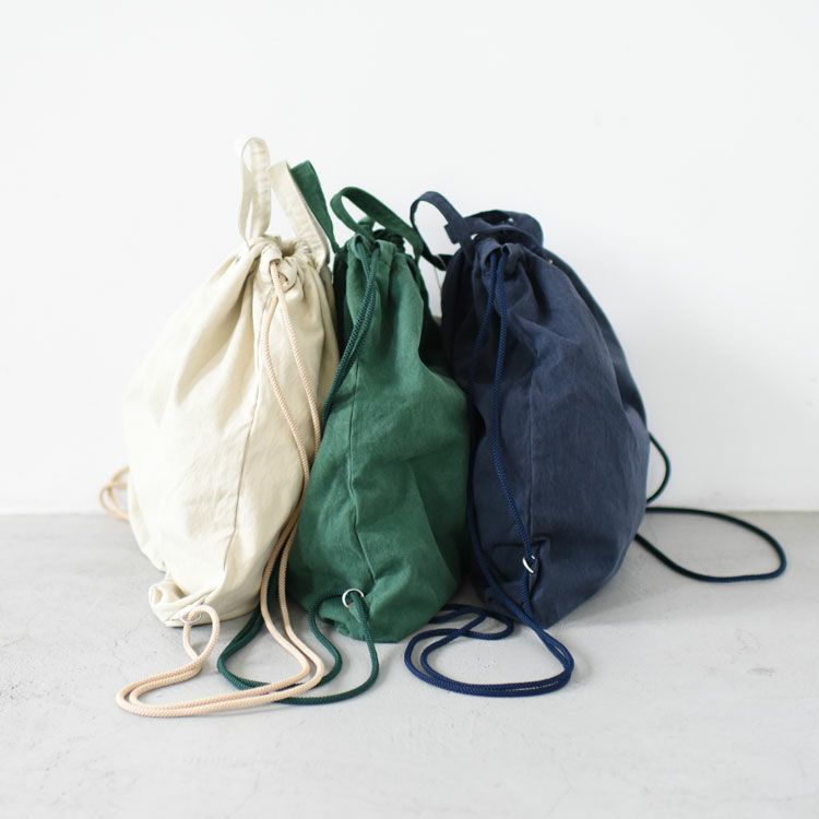 KNAPSACK COTTON CANVAS VINTAGE WASH ナップサック