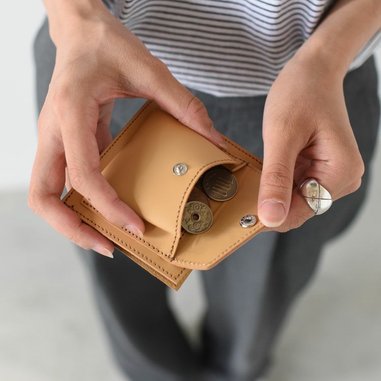 COMPACT WALLET SMOOTH COW LEATHER コンパクトウォレット