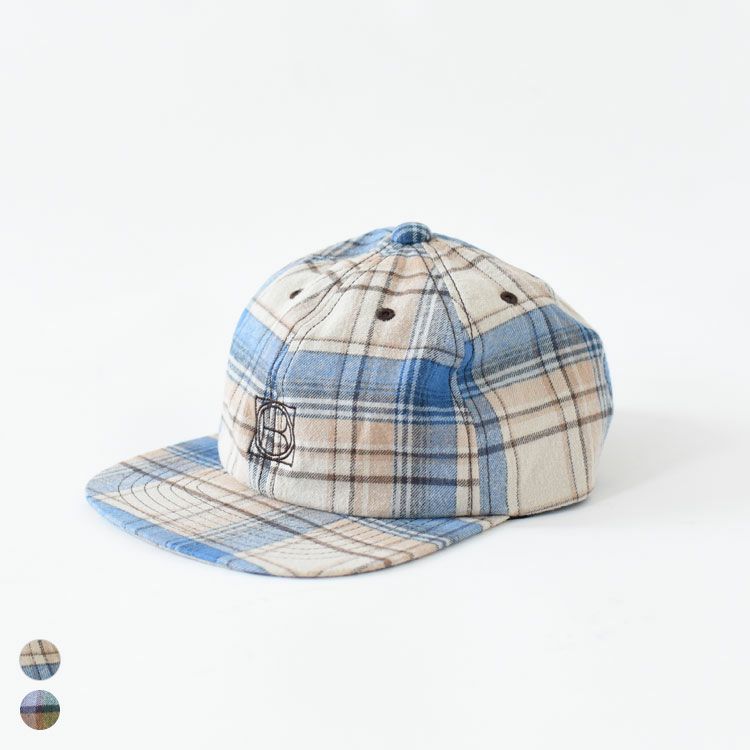 6PANEL CAP COTTON FLANNEL VINTAGE WASH 6パネルキャップ コットンビンテージウォッシュ