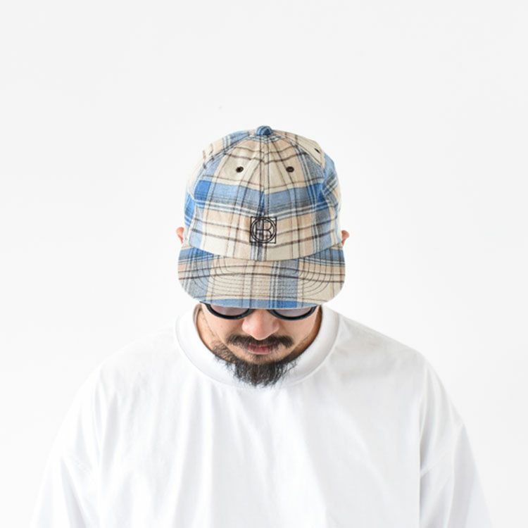 6PANEL CAP COTTON FLANNEL VINTAGE WASH 6パネルキャップ コットンビンテージウォッシュ