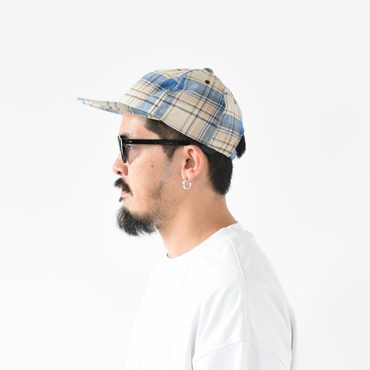 6PANEL CAP COTTON FLANNEL VINTAGE WASH 6パネルキャップ コットンビンテージウォッシュ