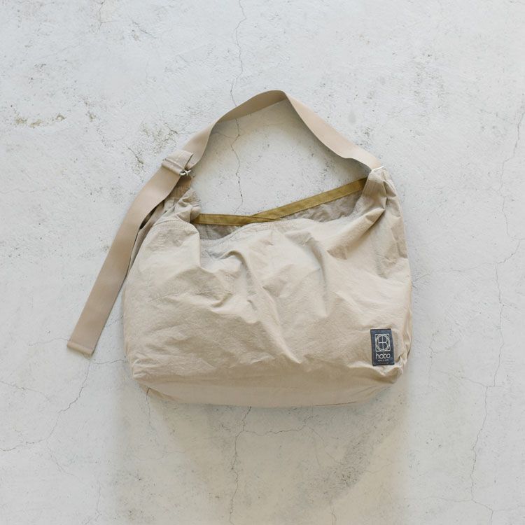 AZUMA SHOULDER BAG L COTTON NYLON RIPSTOP OVER DYED